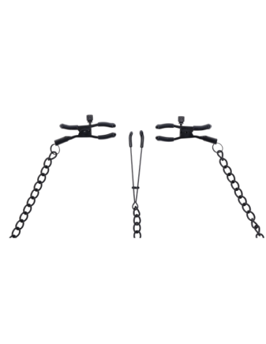 SPORTSHEETS SAFFRON CONJUNTO DE PEZÓN A CLÍTORIS