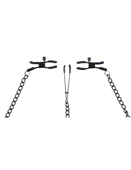 SPORTSHEETS SAFFRON CONJUNTO DE PEZÓN A CLÍTORIS