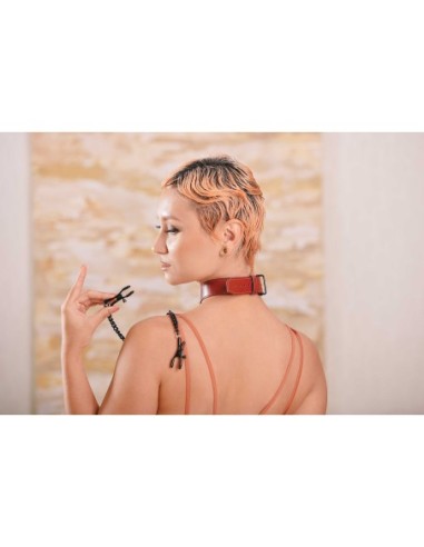 COLLARSPORTSHEETS SAFFRON CON PINZAS PARA PEZONES