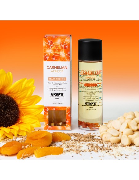 EXSENS ACEITE DE MASAJE ORGÁNICO CARNELA ALBARICOQUE 100ML