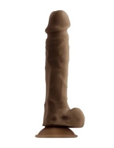 SELOPA 6.5" NATURAL FEEL DILDO, DARK 2