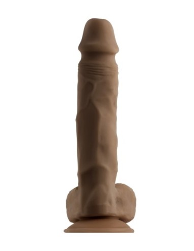 SELOPA 6.5" NATURAL FEEL DILDO, DARK