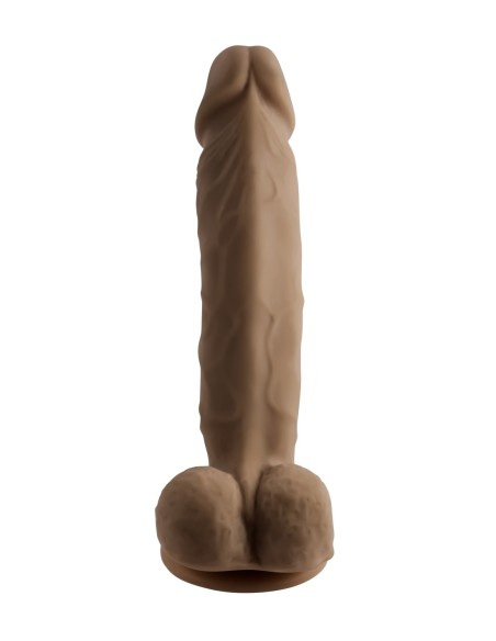 SELOPA CONSOLADOR DE TACTO NATURAL DE 6,5", OSCURO