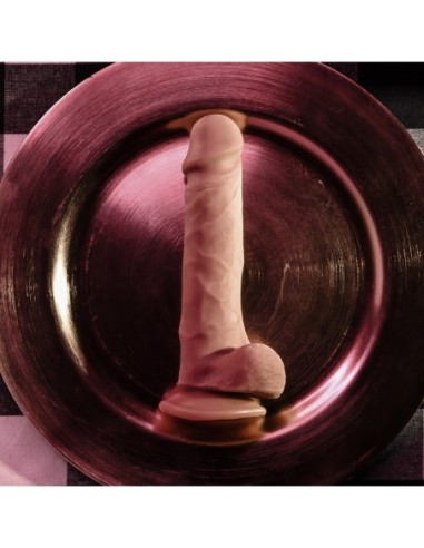 SELOPA 6.5" NATURAL FEEL DILDO, DARK