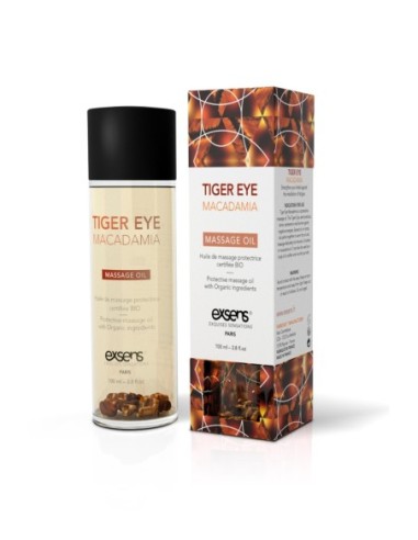 EXSENS ACEITE DE MASAJE ORGÁNICO OJO DE TIGRE MACADAMIA 100ML