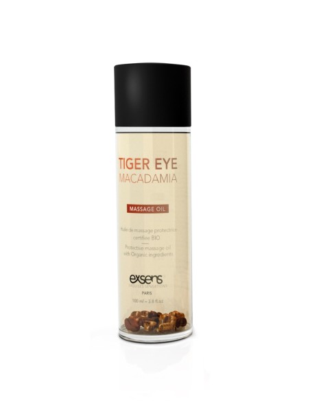 EXSENS ACEITE DE MASAJE ORGÁNICO OJO DE TIGRE MACADAMIA 100ML
