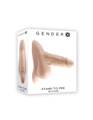 GENDER X STAND TO PEE SILICONE, LIGHT FLESH