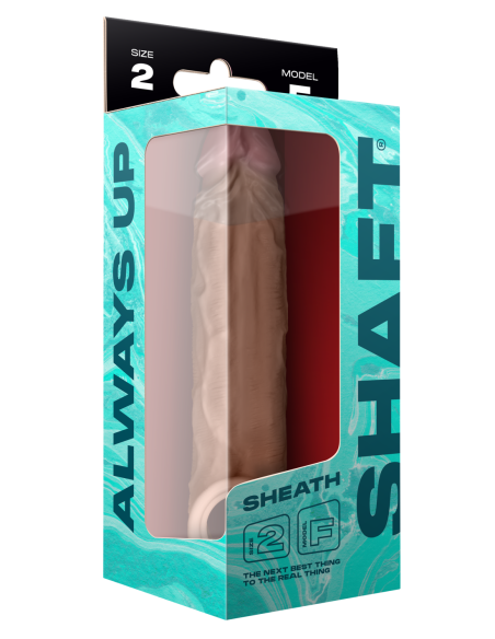 SHAFT SHEATH MODEL F 6.9 INCH LIQUID SILICONE SLEEVE PINE