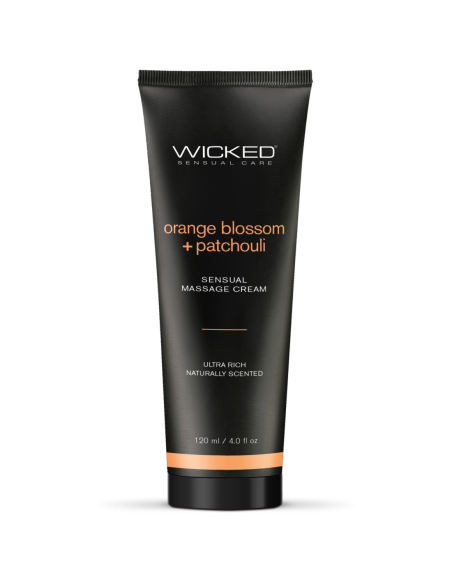 WICKED CREMA DE MASAJE SENSUAL 120ML PERFUME DE NARANJA Y PACHULÍ