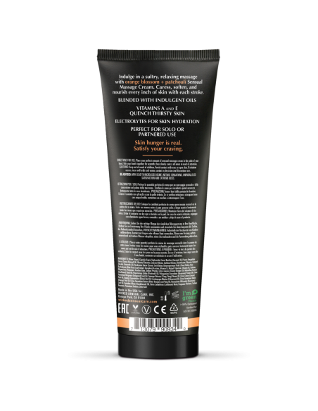 WICKED CREMA DE MASAJE SENSUAL 120ML PERFUME DE NARANJA Y PACHULÍ