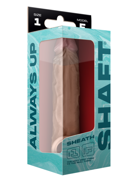 SHAFT FUNDA MODELO F TAMAÑO 1 7.8 PULGADAS SILICONA LÍQUIDA FUNDA PINO