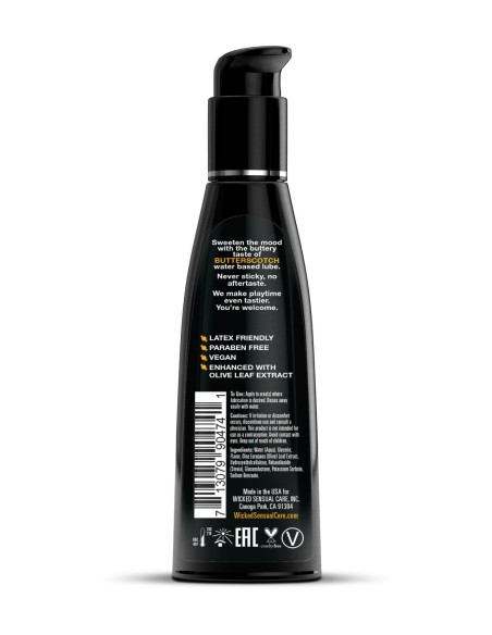 WICKED LUBRICANTE A BASE DE AGUA BUTTERSCOTCH 120ML