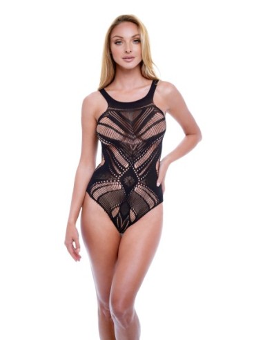 BACI JACQUARD BODYSUIT BLACK, OS