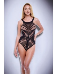 BACI JACQUARD BODYSUIT BLACK, OS 2