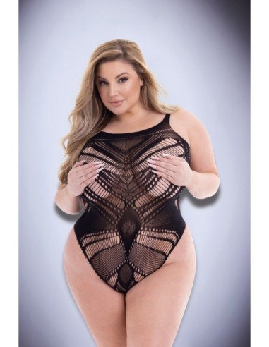 BODY JACQUARD BACI NEGRO, QUEEN