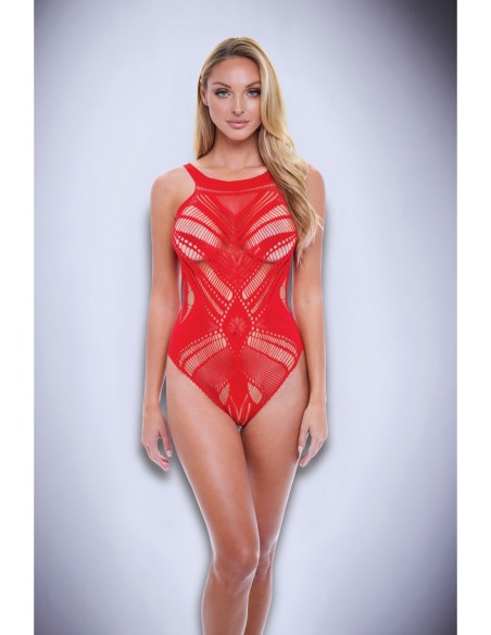 BODY JACQUARD BACI ROJO, OS