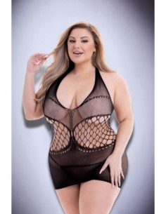 MINI VESTIDO BACI HALTER NEGRO, REINA 2