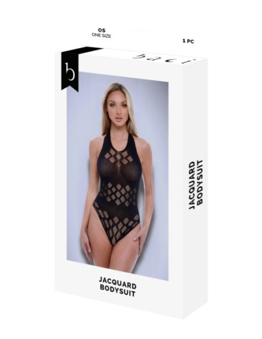 BODY JACQUARD BACI NEGRO, OS