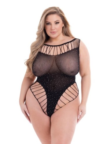 BACI DIAMONTE BODYSUIT BLACK, QUEEN