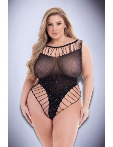 BACI DIAMONTE BODYSUIT BLACK, QUEEN