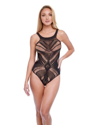 BACI DIAMONTE BODYSUIT BLACK, OS