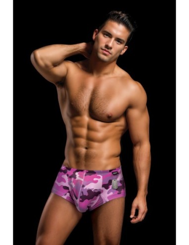 ENVY CAMO TRUNKS WITH DOG TAG PINK