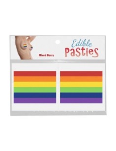 PASTILLAS COMESTIBLES CON LA BANDERA DEL ORGULLO