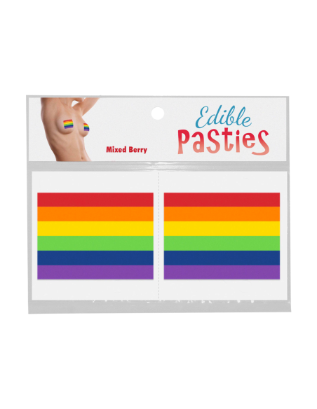 PASTILLAS COMESTIBLES CON LA BANDERA DEL ORGULLO