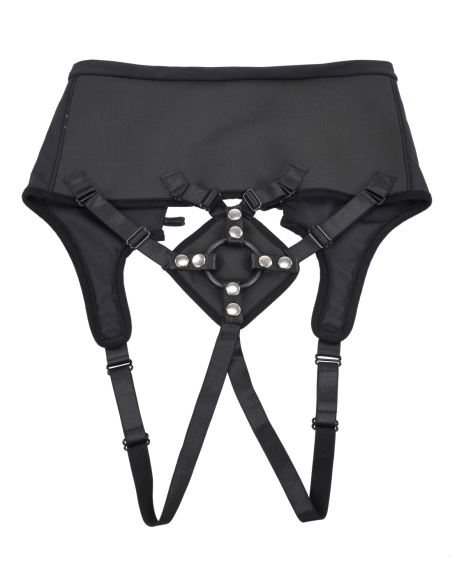 SPORTSHEETS HIGH WAISTED CORSET STRAP ON