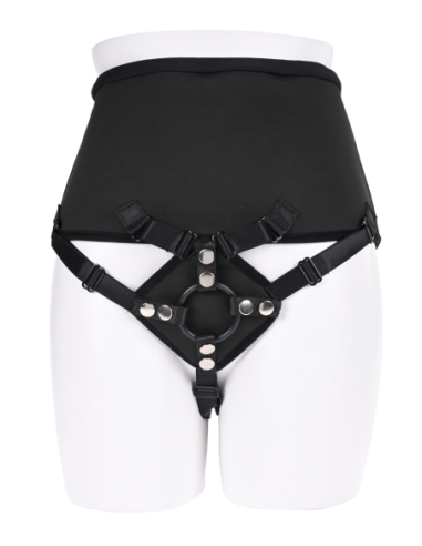 SPORTSHEETS HIGH WAISTED CORSET STRAP ON