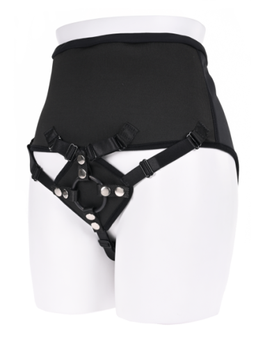 SPORTSHEETS HIGH WAISTED CORSET STRAP ON