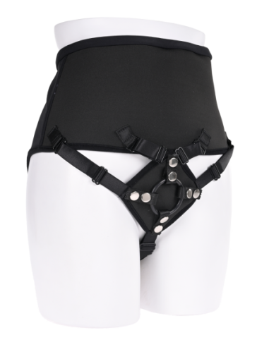 SPORTSHEETS HIGH WAISTED CORSET STRAP ON