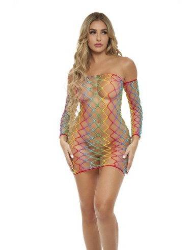 TASTE THE RAINBOW DRESS & SLVS, OS