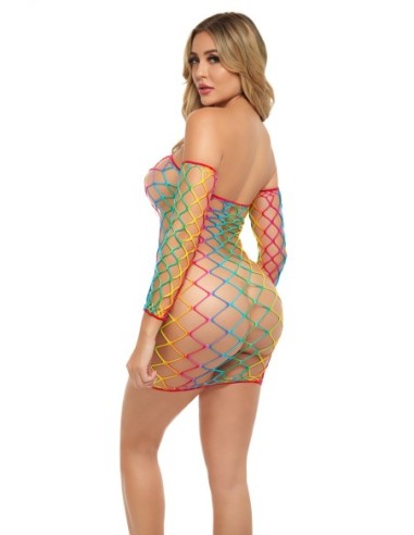 TASTE THE RAINBOW DRESS & SLVS, OS