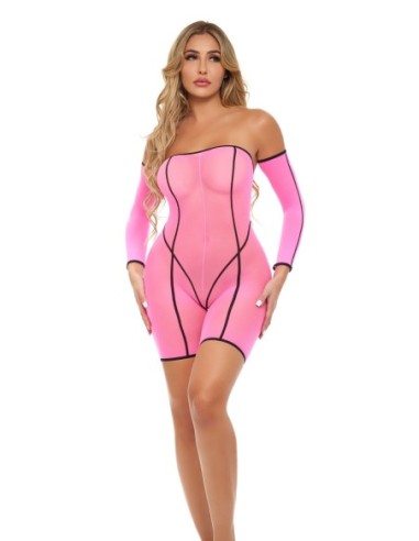 CONJUNTO DE BODY DOUBLE VISION ROSA, OS