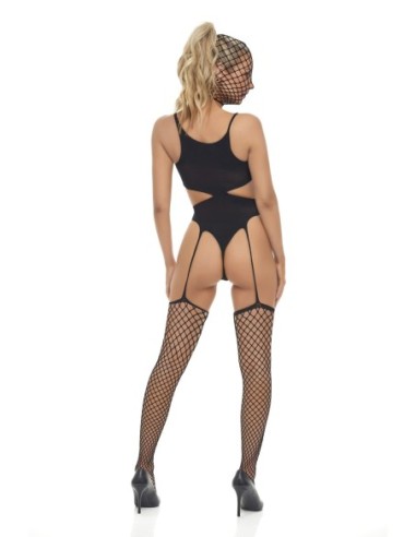 BODYSTOCKING SIN N CHILL CON MASCARILLA NEGRO, OS