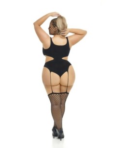 BODYSTOCKING SIN N CHILL CON MASCARILLA NEGRO, REINA 2