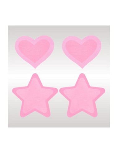 PEEKABOO PEZONERAS ROSA CALIENTE QUE BRILLAN EN...