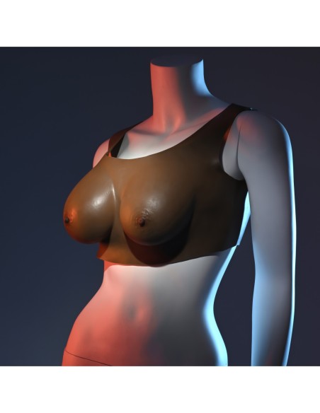 GENDER X UNDERGARMENTS - PLATE C-CUP DARK