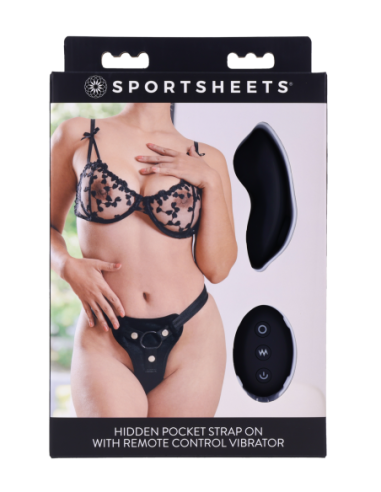 SPORTSHEETS HIDDEN POCKET STRAP ON