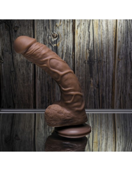 GENDER X 10 INCH 25 CM FLEXSKIN POSEABLE TRUE FEEL DILDO DARK