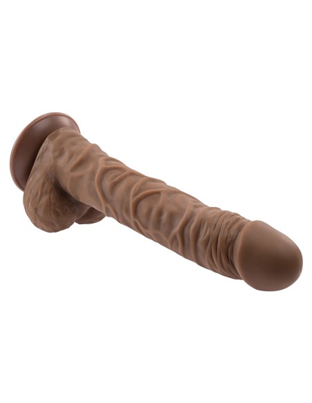 GENDER X 10 INCH 25 CM FLEXSKIN POSEABLE TRUE FEEL DILDO DARK