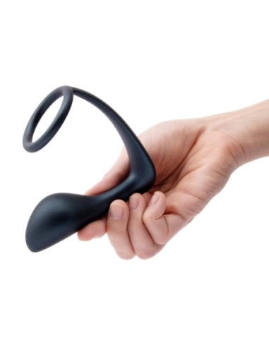 B-VIBE ANILLO PARA EL PENE DEL TIMBRE Y TAPÓN