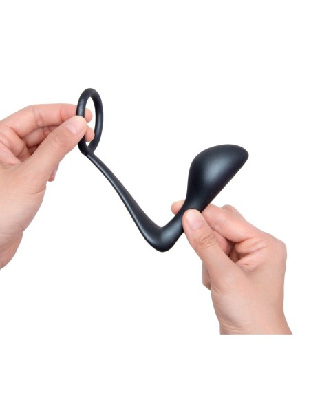 B-VIBE ANILLO PARA EL PENE DEL TIMBRE Y TAPÓN
