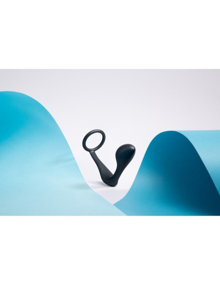 B-VIBE ANILLO PARA EL PENE DEL TIMBRE Y TAPÓN