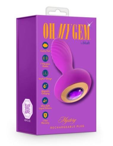 OH MY GEM CHARM PLUG AMATISTA