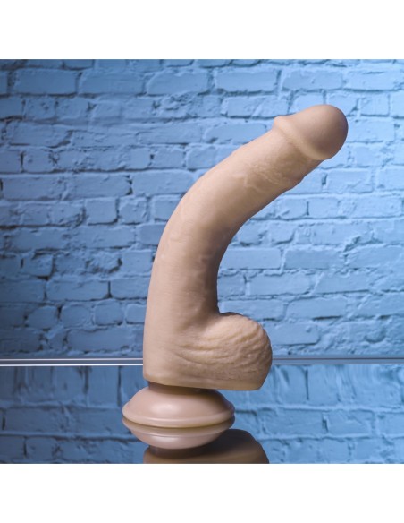 SELOPA 7 INCH 17 CM NATURAL FEEL FLEXSKIN DILDO LIGHT