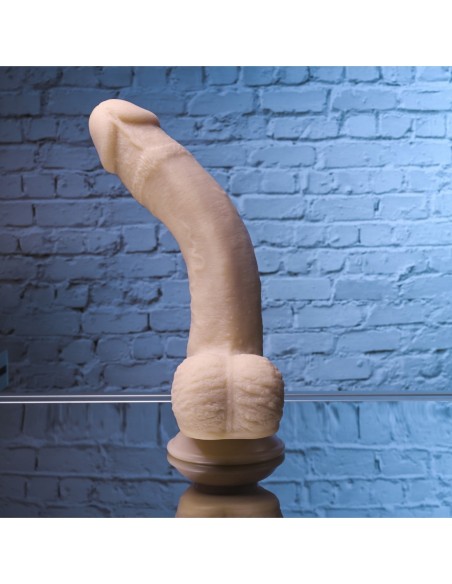 SELOPA 7 INCH 17 CM NATURAL FEEL FLEXSKIN DILDO LIGHT