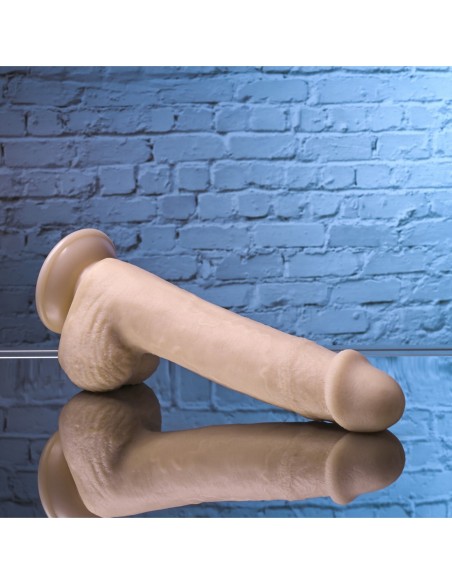 SELOPA 7 INCH 17 CM NATURAL FEEL FLEXSKIN DILDO LIGHT
