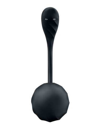 SATISFYER PÉTALO ACANALADO NEGRO
